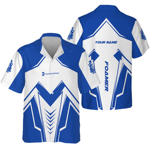 Railspirit Personalized Long Island Railroad Hawaiian Shirt Railway Trainspotter Style Shirt Gift Idea For Foamers