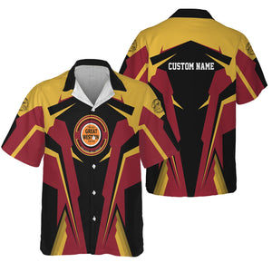 Railspirit Personalized Chicago Great Western Railroad Hawaiian Shirt Strong Line Style Train Unisex Shirt All Over Print