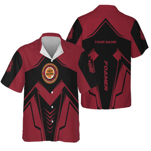 Railspirit Personalized Chicago Great Western Railroad Hawaiian Shirt Railway Trainspotter Style Shirt Gift Idea For Foamers