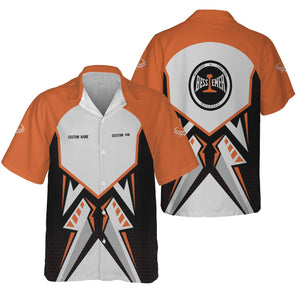 Railspirit Personalized Bessemer And Lake Erie Railroad Hawaiian Shirt Vibriant Style with Custom Position Train Shirt