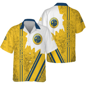 Railspirit Personalized Alaska Railroad Hawaiian Shirt All Over Printed Unisex Shirt