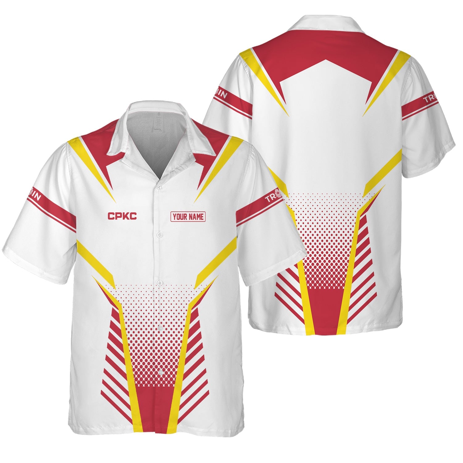 Railspirit Personalized Canadian Pacific Kansas City Hawaiian Shirt Unisex CPKC Train Shirt All Over Print