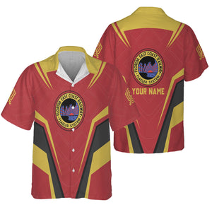 Railspirit Personalized Florida East Coast Railway Hawaiian Shirt Railway Inspired Apparel Train Shirt For Train Lovers