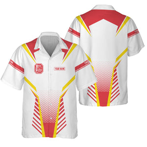 Railspirit Personalized Kansas City Southern Hawaiian Shirt Unisex Train Shirt All Over Print