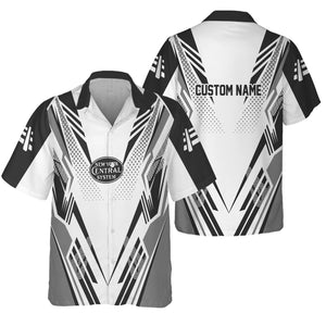 Railspirit Personalized New York Central Railroad Hawaiian Shirt Railroad Tribute Design Train Shirt for Train Lovers