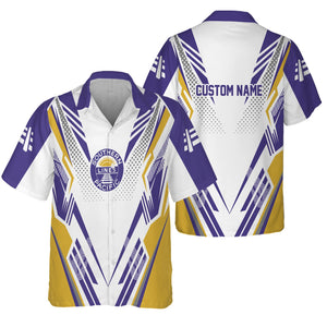 Railspirit Personalized Southern Pacific Railroad Hawaiian Shirt Railroad Tribute Design Train Shirt for Train Lovers