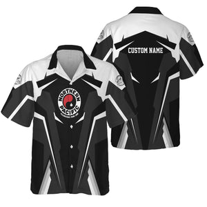 Railspirit Personalized Northern Pacific Railway Hawaiian Shirt Strong Line Style Train Unisex Shirt All Over Print