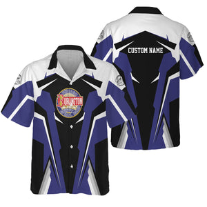 Railspirit Personalized Chicago, Burlington and Quincy Railroad Hawaiian Shirt Strong Line Style Train Unisex Shirt All Over Print