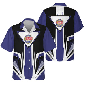 Railspirit Chicago, Burlington and Quincy Railroad Hawaiian Shirt Bold Graphic Style All Over Printed Shirt