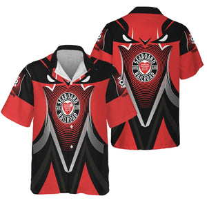 Railspirit Personalized Seaboard Air Line Railroad Hawaiian Shirt Vibrant Graphic Pattern Shirt For Train Enthusiasts