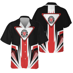 Railspirit Seaboard Air Line Railroad Hawaiian Shirt Bold Graphic Style All Over Printed Shirt