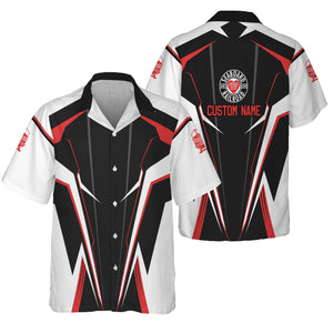 Railspirit Personalized Seaboard Air Line Railroad Hawaiian Shirt Lightning-Edge Design Train Shirt For Railroad Lovers