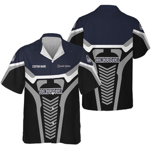 Railspirit Personalized Chessie System Railroad Hawaiian Shirt Track-Inspired with Custom Job Position Train Shirt