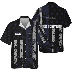 Railspirit Personalized Chessie System Railroad Hawaiian Shirt Artistic Paint American Flag Style Train Shirt