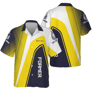 Railspirit Personalized Chessie System Railroad Hawaiian Shirt Vibrant Striking Style Shirt For Rail Enthusiasts