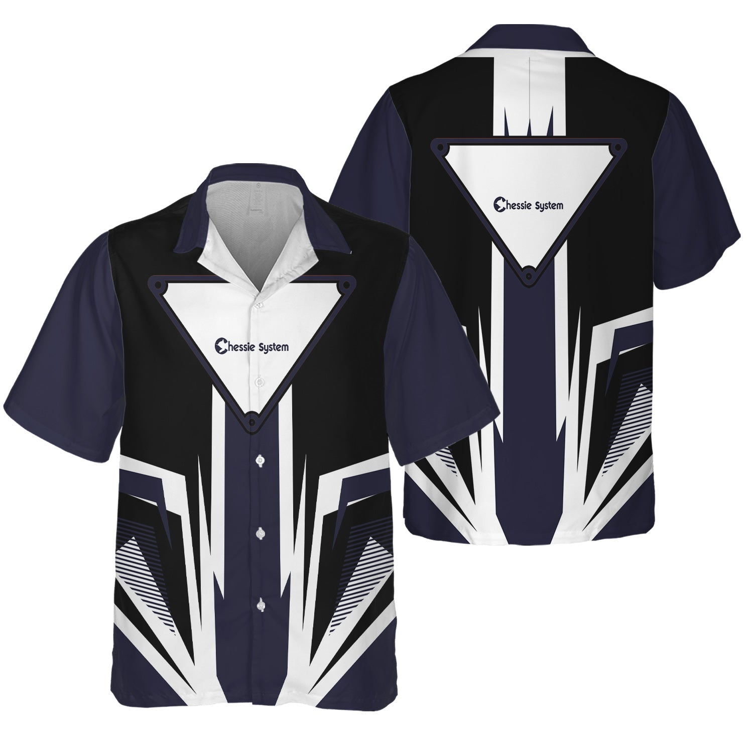 Railspirit Chessie System Railroad Hawaiian Shirt Bold Graphic Style All Over Printed Shirt