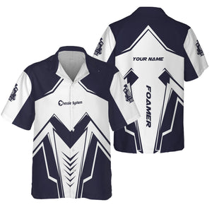 Railspirit Personalized Chessie System Railroad Hawaiian Shirt Railway Trainspotter Style Shirt Gift Idea For Foamers