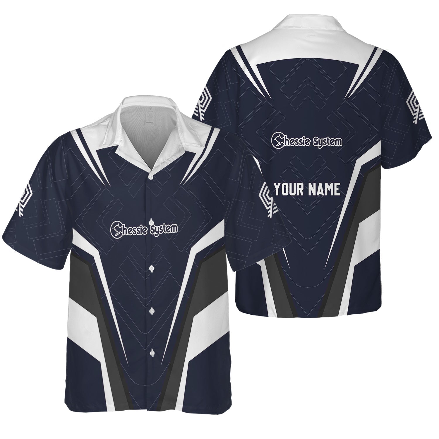 Railspirit Personalized Chessie System Railroad Hawaiian Shirt Railway Inspired Apparel Train Shirt For Train Lovers