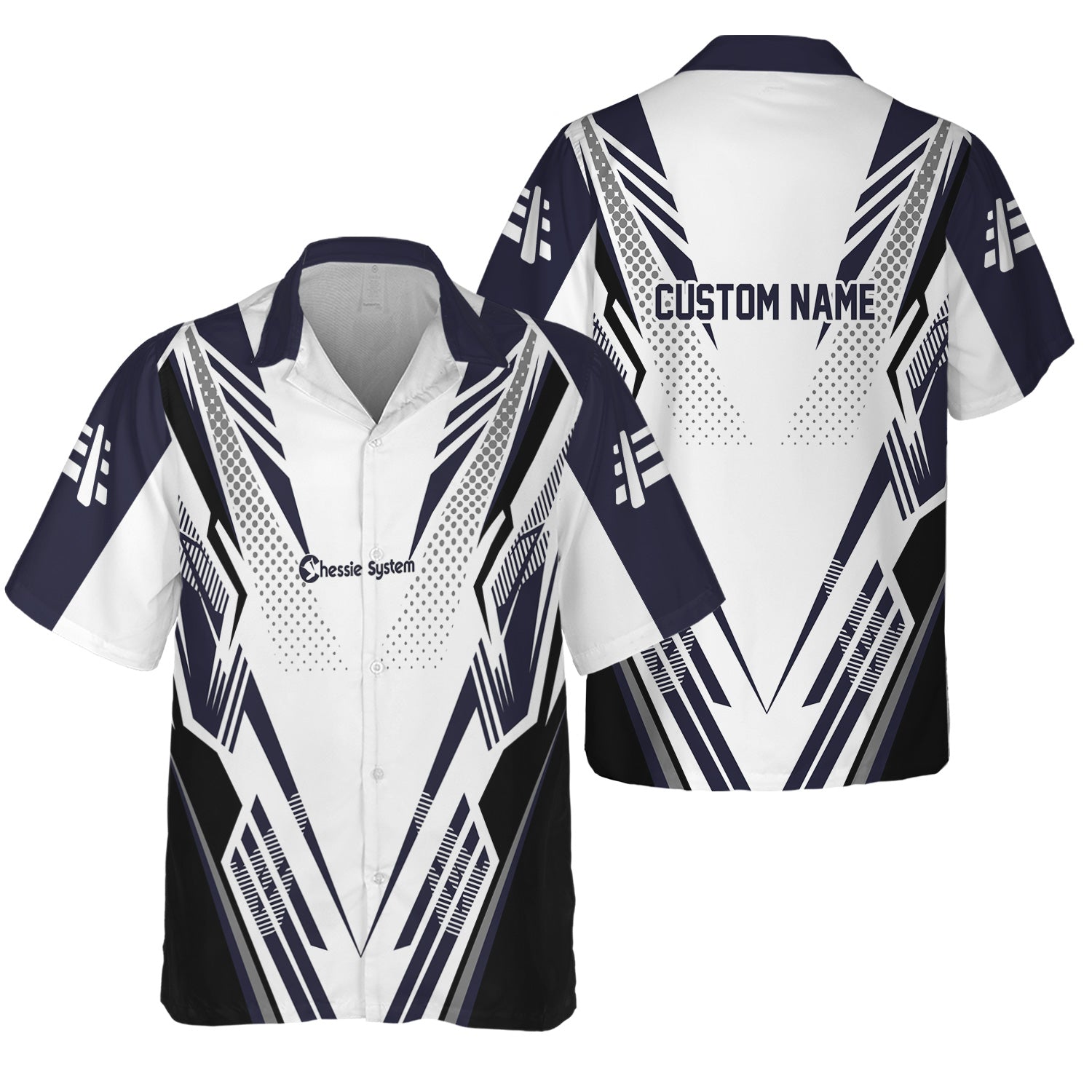 Railspirit Personalized Chessie System Railroad Hawaiian Shirt Railroad Tribute Design Train Shirt for Train Lovers