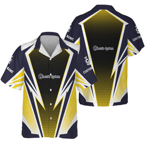 Railspirit Personalized Chessie System Railroad Hawaiian Shirt Lightning Graphic Style Shirt Gift Idea For Train Lover