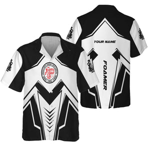 Railspirit Personalized Atlantic Coast Line Railroad Hawaiian Shirt Railway Trainspotter Style Shirt Gift Idea For Foamers