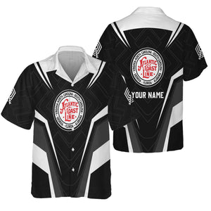 Railspirit Personalized Atlantic Coast Line Railroad Hawaiian Shirt Railway Inspired Apparel Train Shirt For Train Lovers