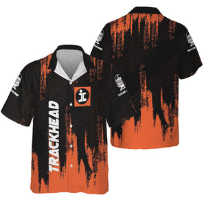 Railspirit Personalized Illinois Central Railroad Hawaiian Shirt Paint Impact Design Train Shirt for Trackhead