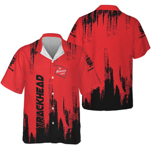 Railspirit Personalized Chicago, Milwaukee, St. Paul and Pacific Railroad Hawaiian Shirt Paint Impact Design Milwaukee Road Train Shirt for Trackhead