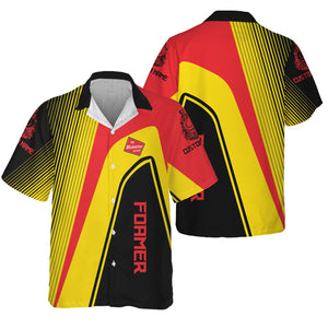 Railspirit Personalized Chicago, Milwaukee, St. Paul and Pacific Railroad Hawaiian Shirt Vibrant Striking Style Milwaukee Road Shirt