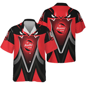 Railspirit Personalized Chicago, Milwaukee, St. Paul and Pacific Railroad Hawaiian Shirt Vibrant Graphic Pattern Milwaukee Road Shirt