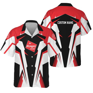 Railspirit Personalized Chicago, Milwaukee, St. Paul and Pacific Railroad Hawaiian Shirt Milwaukee Road Strong Line Style Train Unisex Shirt All Over Print