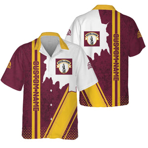 Railspirit Personalized Boston and Maine Railroad Hawaiian Shirt All Over Printed Unisex Shirt