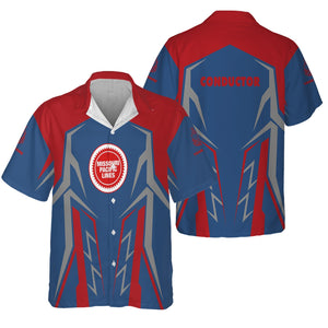 Railspirit Personalized Missouri Pacific Railroad Hawaiian Shirt Futuristic Design with Custom Job Train Shirt