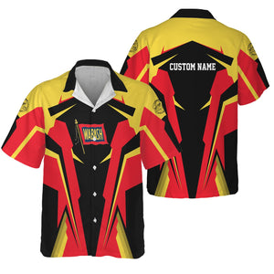 Railspirit Personalized Wabash Railroad Hawaiian Shirt Strong Line Style Train Unisex Shirt All Over Print