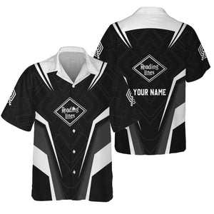 Railspirit Personalized Reading Railroad Hawaiian Shirt Railway Inspired Apparel Train Shirt For Train Lovers