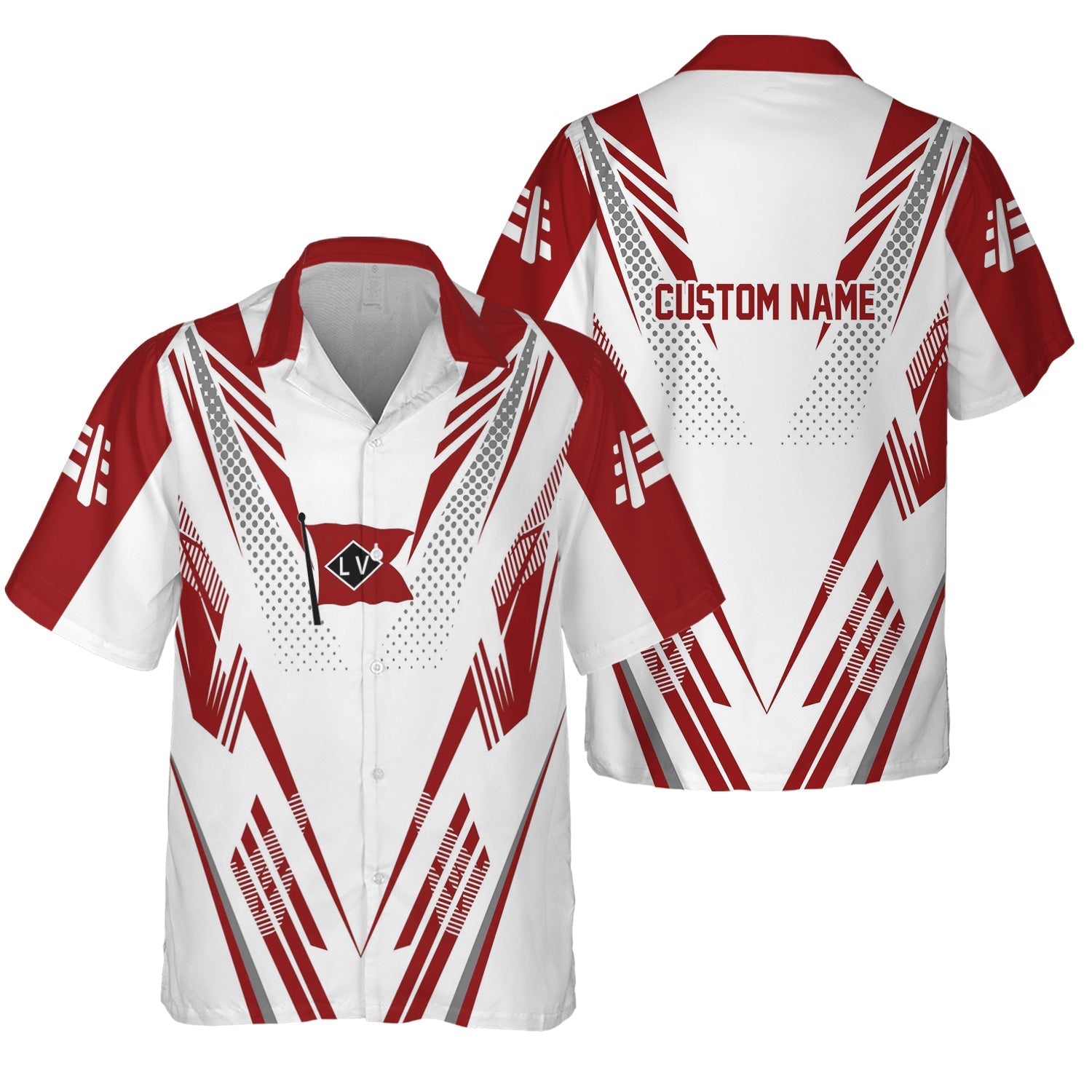 Railspirit Personalized Lehigh Valley Railroad Hawaiian Shirt Railroad Tribute Design Train Shirt for Train Lovers