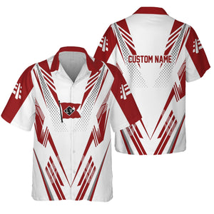 Railspirit Personalized Lehigh Valley Railroad Hawaiian Shirt Railroad Tribute Design Train Shirt for Train Lovers