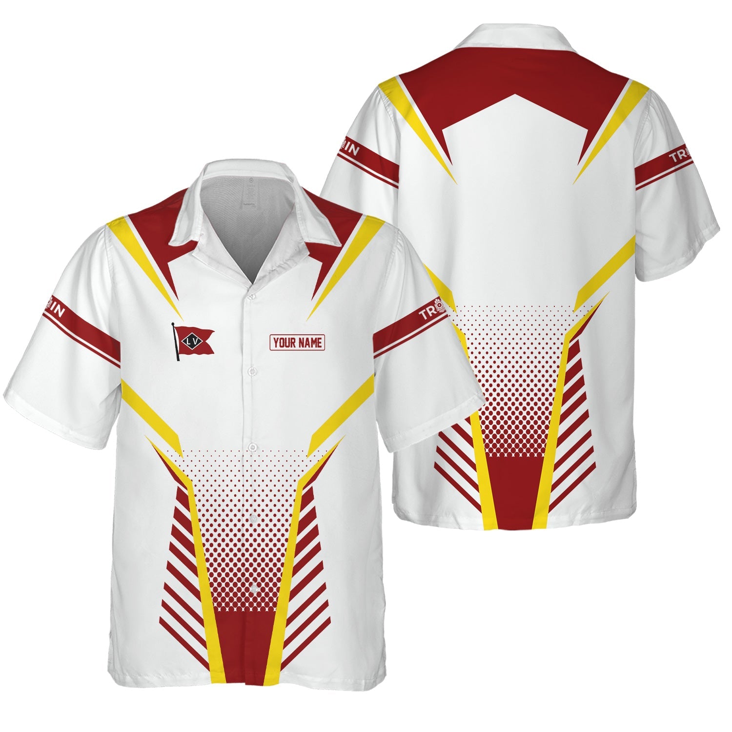 Railspirit Personalized Lehigh Valley Railroad Hawaiian Shirt Unisex Train Shirt All Over Print