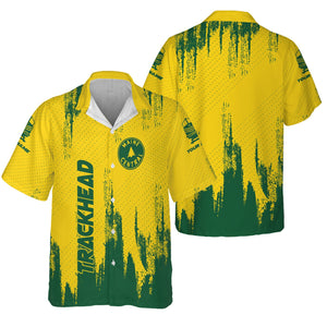 Railspirit Personalized Maine Central Railroad Hawaiian Shirt Paint Impact Design Train Shirt for Trackhead