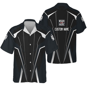 Railspirit Personalized Western Pacific Railroad Hawaiian Shirt Lightning-Edge Design Train Shirt For Railroad Lovers