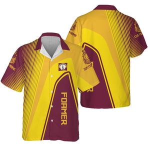 Railspirit Personalized Boston and Maine Railroad Hawaiian Shirt Vibrant Striking Style Shirt For Rail Enthusiasts