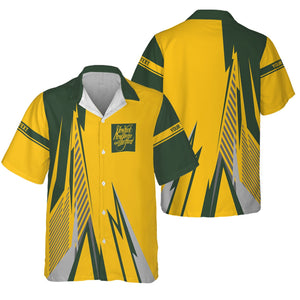 Railspirit Personalized New York, New Haven and Hartford Railroad Hawaiian Shirt Lightning-Inspired Railway Style New Haven Railroad Shirt