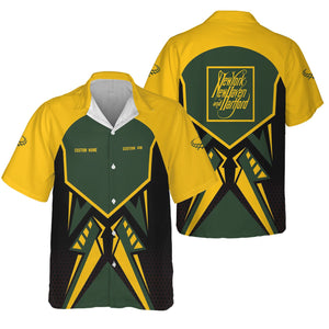 Railspirit Personalized New York, New Haven and Hartford Railroad Hawaiian Shirt Vibriant Style with Custom Position New Haven Railroad Train Shirt