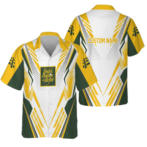 Railspirit Personalized New York, New Haven and Hartford Railroad Hawaiian Shirt Railroad Tribute Design New Haven Railroad Train Shirt