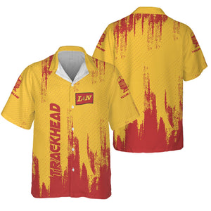 Railspirit Personalized Louisville and Nashville Railroad Hawaiian Shirt Paint Impact Design L&N Train Shirt for Trackhead