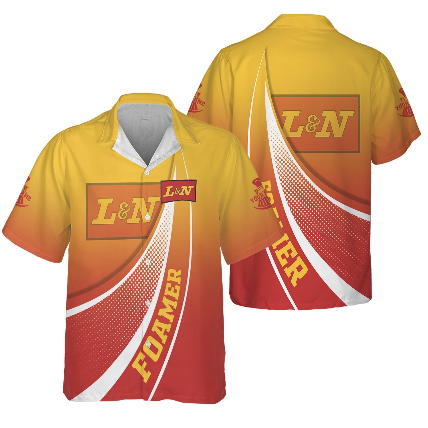 Railspirit Personalized Louisville and Nashville Railroad Hawaiian Shirt Railway-Themed Style L&N Shirt Gift Idea For Trainspotter