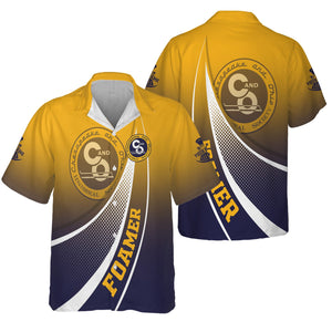 Railspirit Personalized Chesapeake and Ohio Railway Hawaiian Shirt Railway-Themed Style C&O Shirt Gift Idea For Trainspotter