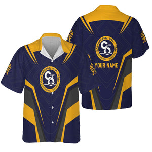 Railspirit Personalized Chesapeake and Ohio Railway Hawaiian Shirt Railway Inspired Apparel C&O Train Shirt For Train Lovers