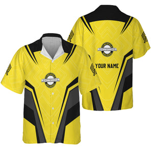 Railspirit Personalized Clinchfield Railroad Hawaiian Shirt Railway Inspired Apparel Train Shirt For Train Lovers