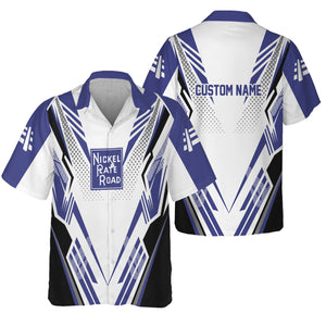 Railspirit Personalized New York, Chicago and St. Louis Railroad Hawaiian Shirt Railroad Tribute Design Nickel Plate Road Train Shirt